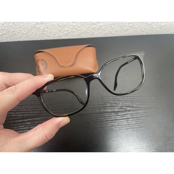 Ray Ban RB5406F 2012 Havana Square Unisex Full Rim 54-18-150mm Eyeglasses Frames - Picture 7 of 8